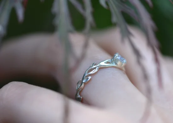 bague scintillans ramus en argent