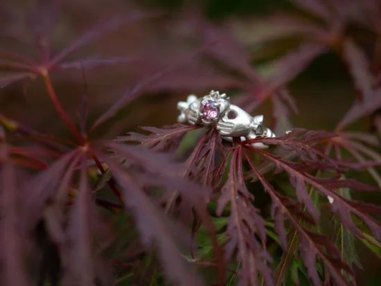 bague flagranti amore en argent