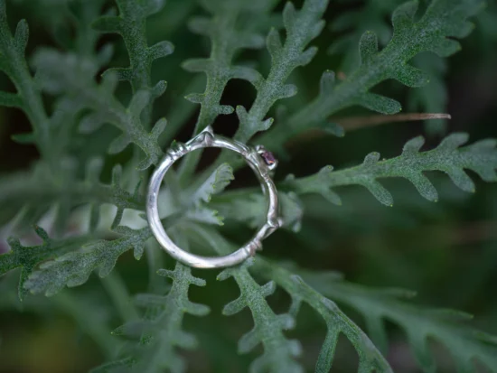 bague flagranti amore en argent