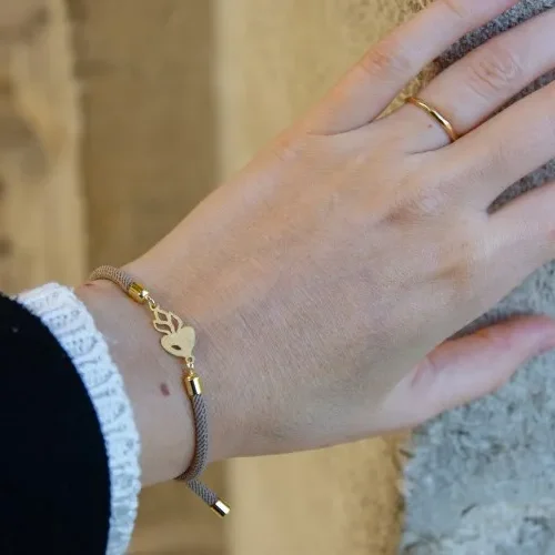 bracelet sacré coeur et cordon
