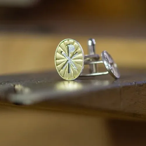 boutons de manchette chrisme