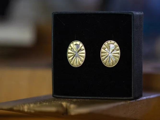 boutons de manchette chrisme