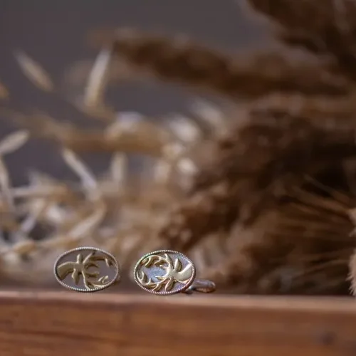 boutons de manchette cerf